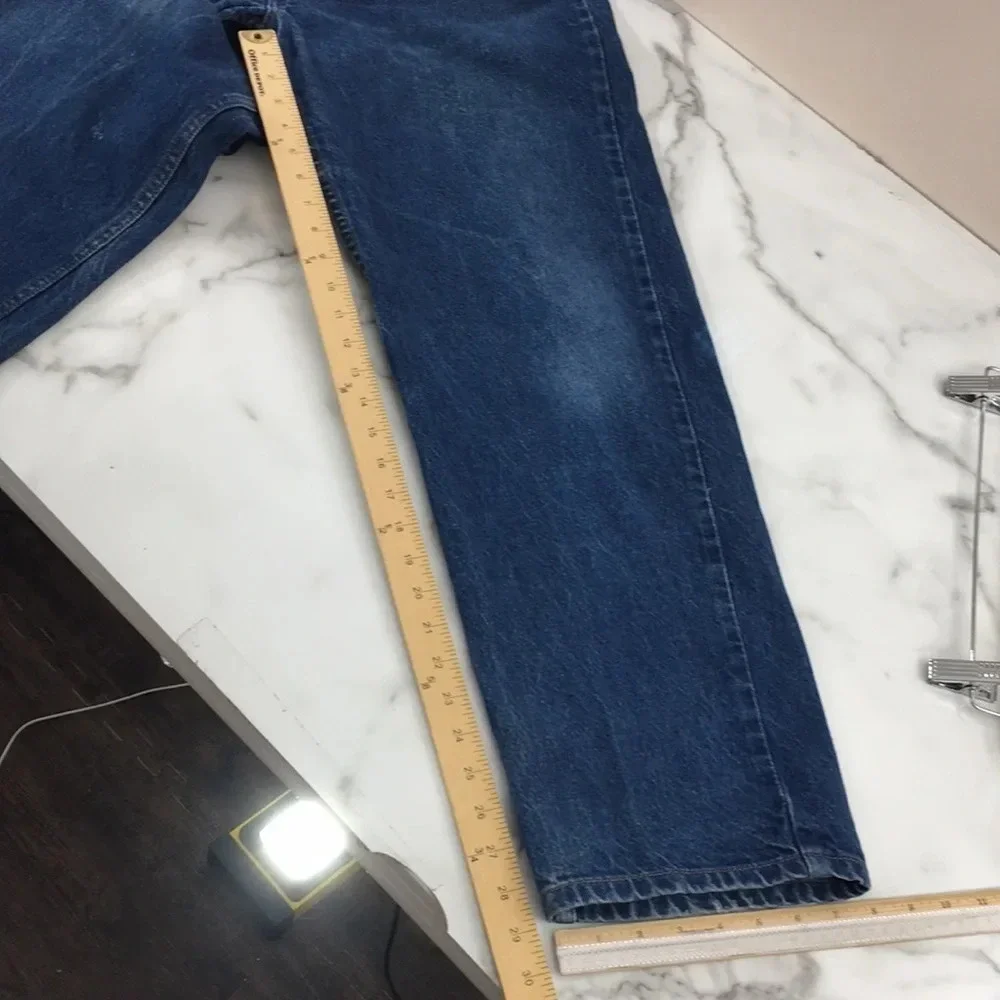 Levis Vintage 505 Straight Leg Jeans Mens 40x30 Regular Fit Medium Orange Tab 94